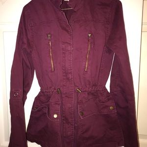 Maroon Arizona Jean Jacket